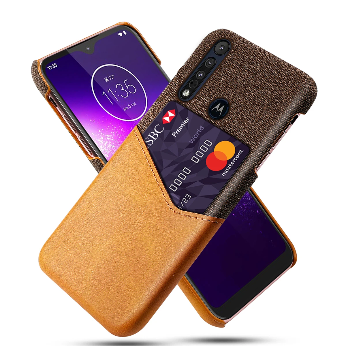 Для Motorola Moto G8 Play One Macro Чехол кожаный+ тканевый ударопрочный кошелек чехол для Moto G8 Play G8 Plus чехол со слотом для карт