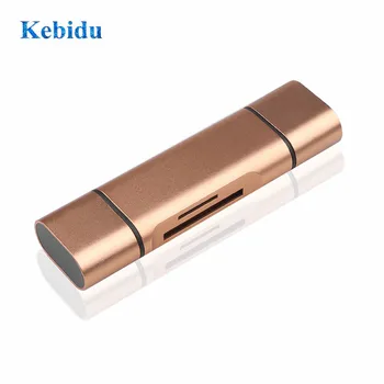

KEBIDU 5-in-1 Type C OTG Card ReaderUSB 2.0 Read TF Memory Card Reader Adapter With USB Female Interface For PC Computer