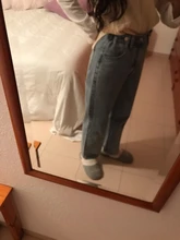Vaqueros de cintura alta para mujer, Pantalones rectos de pierna ancha a la moda, holgados, cómodos, informales, ropa de mezclilla, pantalones bombachos