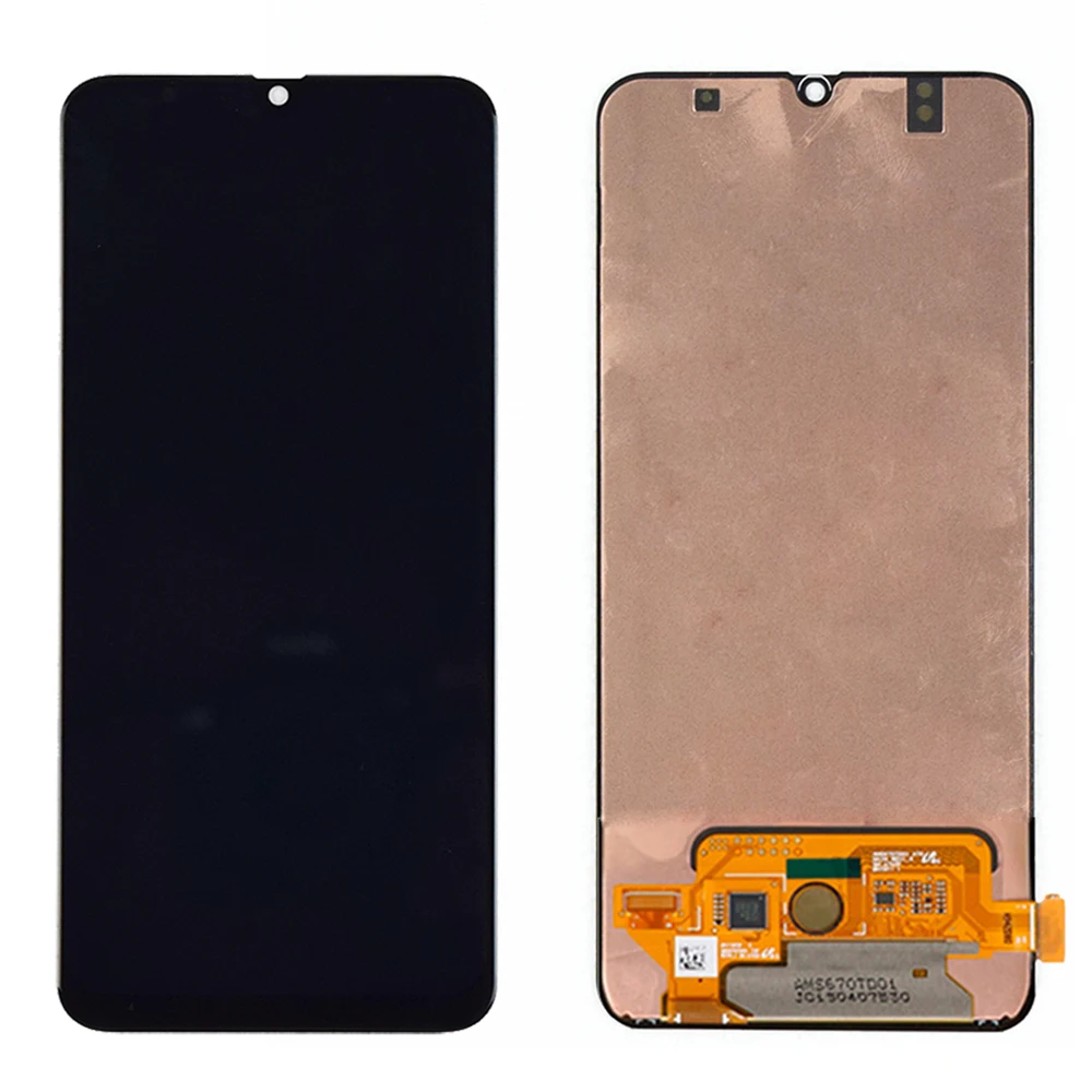 6," AMOLED A70 lcd для samsung galaxy A70 A705 A705F SM-A705F дисплей кодирующий преобразователь сенсорного экрана в сборе Замена