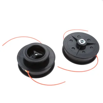 

DRELD Universal High Speed Strimmer 2 Line Trimmer Head 2.4mm M10*1.25 Grass Trimmer Lawn Mower Brush Cutter Garden Tools