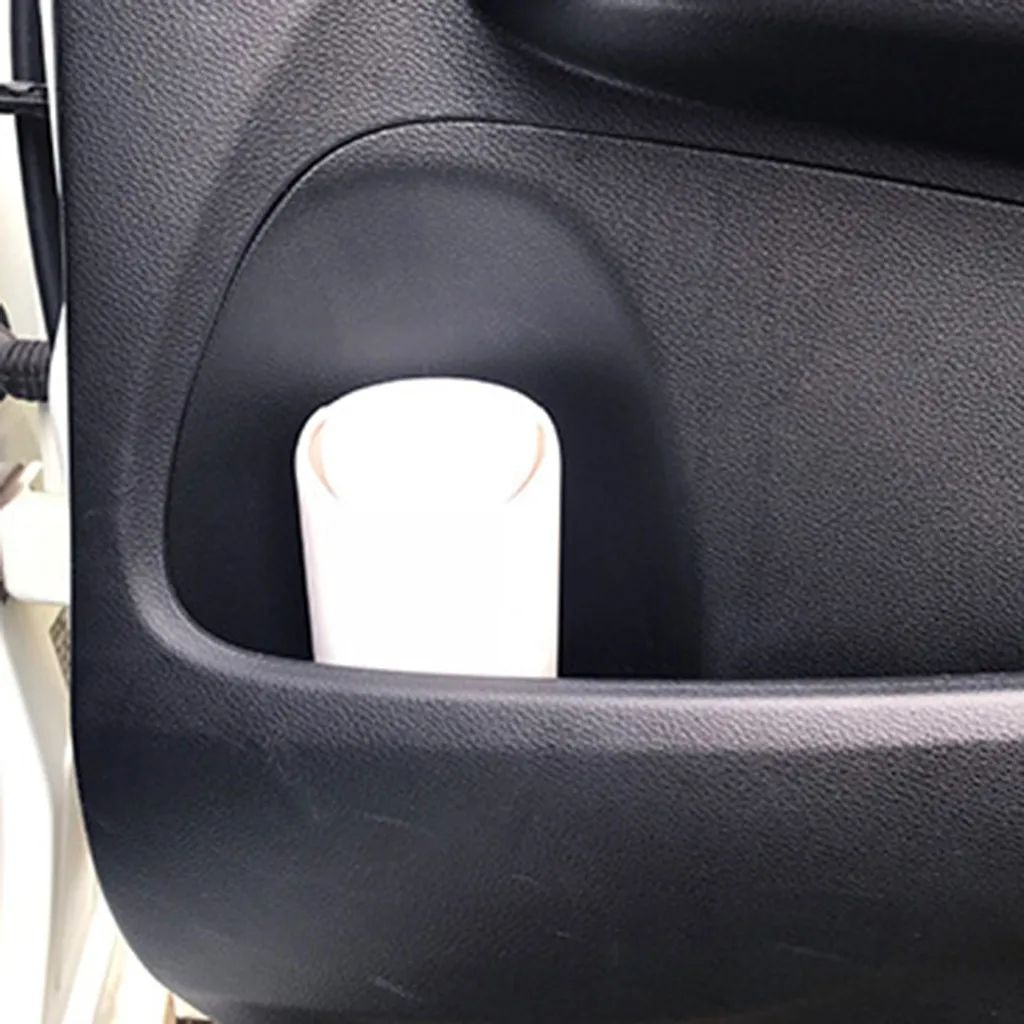 1PCS Auto Car Garbage Can Car Trash Can Silicone Garbage Dust Case Holder Rubbish Bin Black White#RJ1