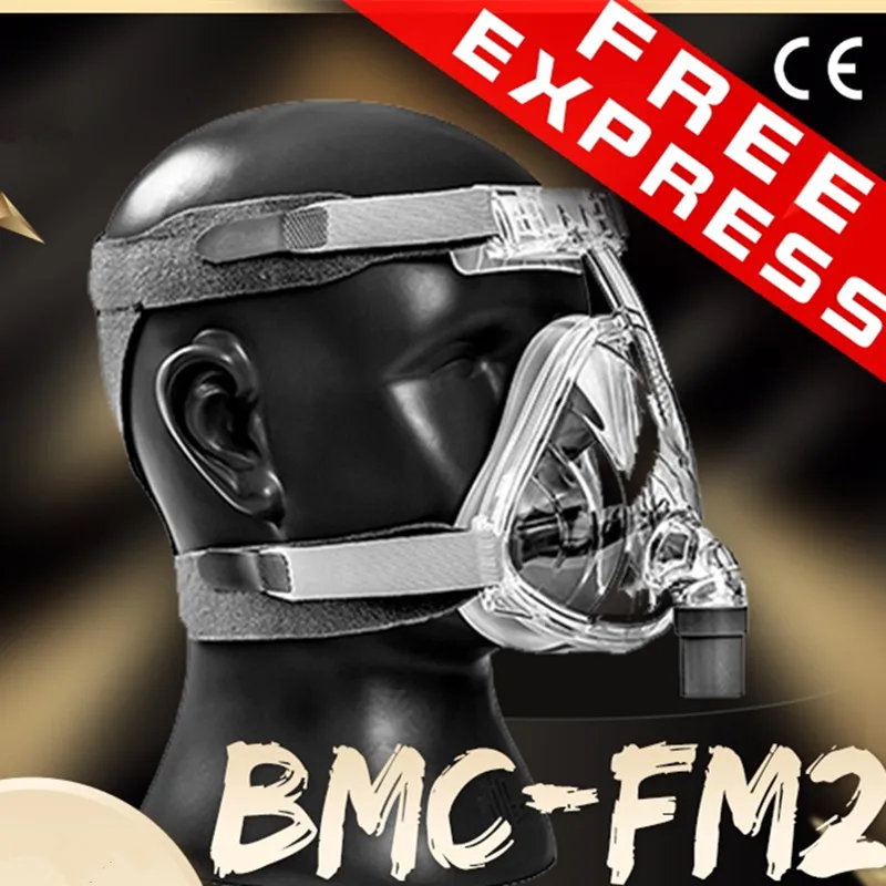 Полнолицевая маска BMC FM2 CPAP Auto сипап APAP BIPAP размер/m/l для предотвращения храпа и сна