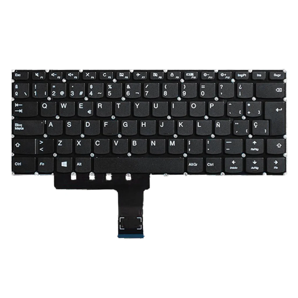 Keyboard Spain Spanish Layout Replacement for Lenovo 310-14 14ISK-14ISE V310-14IKB V310-14ISE V110S Laptop Replacement Keyboards