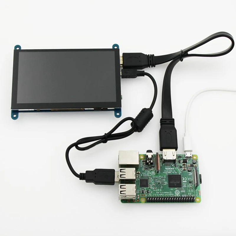 5 дюймов ЖК-дисплей HDMI Пресс Экран Дисплей на тонкопленочных транзисторах на тонкоплёночных транзисторах ЖК-дисплей Панель модуль 800x480 для Raspberry Pi 3B+/4B