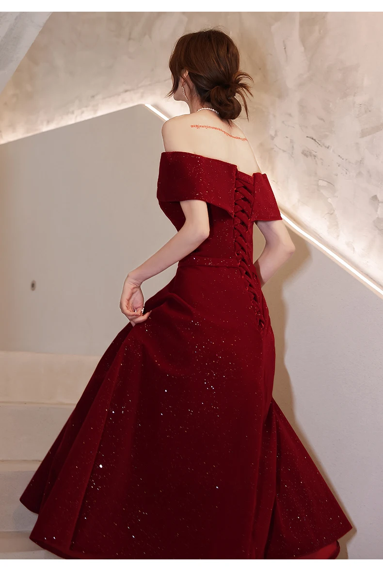 Luxurious Red Mermaid Red Fishtail Prom Dress With Long Sleeves And Tulle  Skirt Perfect For Evening, Birthday, Second Reception, African Dress, And  Engagement Aso Ebi Red 2023 Collection From Choosedress, $424.41 |  DHgate.Com