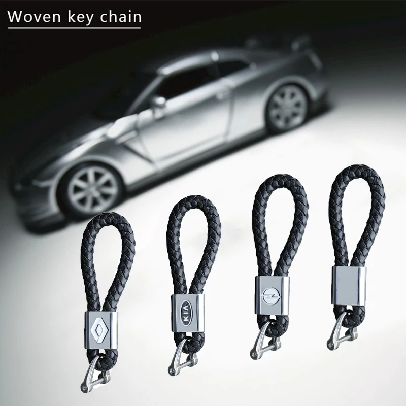 1pcs Car Woven Metal Keychain Auto Badge Key Ring Keyring Accessories For Honda Civic Crv CBR300RR CBR600RR CBR1000RR CBR500R | Автомобили