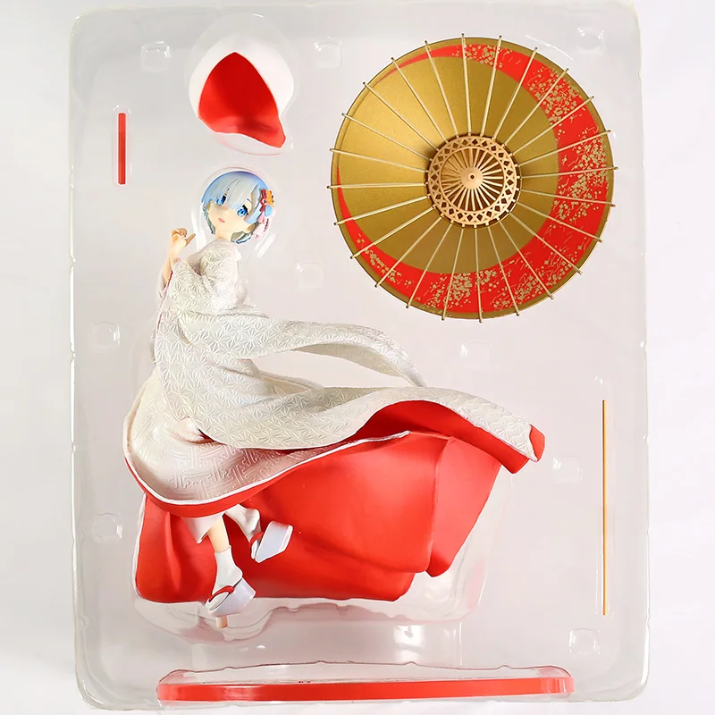 Re: Zero Kara Hajimeru Isekai Seikatsu Rem белое свадебное кимоно Ver. ПВХ фигурка Коллекционная модель игрушки - Цвет: no box