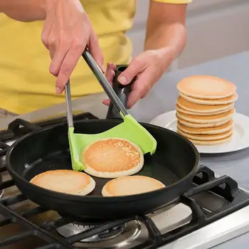 

12" 2 In 1 Spatula Tong Smart Food Tong For Kitchen