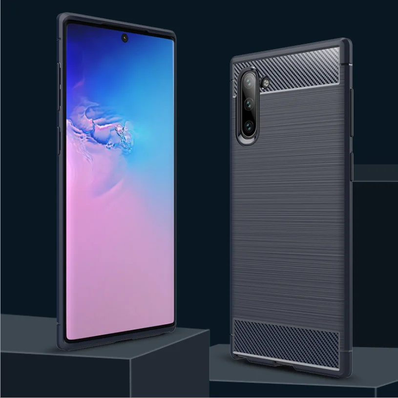 Новый чехол из углеродного волокна для samsung galaxy A50 A70 A40 A20 Note 8 9 10 S8 S9 S10 plus |