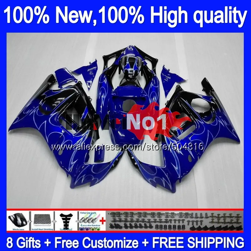 Корпус+ майка для HONDA CBR600FS CBR 600F3 600 F3 CC 97-98 3MC. 118 CBR600 F3 FS 600CC CBR600F3 97 98 1997 1998 синий Обтекатели с пламенем