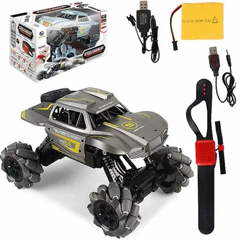 

1:16 2.4GHz 4WD Double Side RC Stunt Car Watch Control Gesture Sensor Deformable Electric Cars All-Terrain Car for Kids
