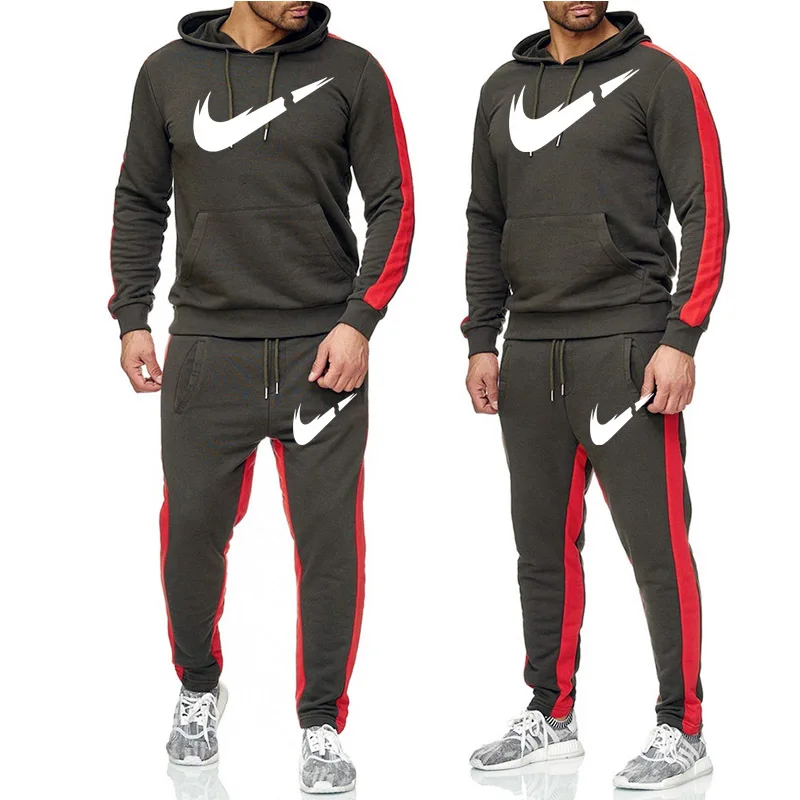 

Fashion Brand Printed Men And Women Mixed Colors Hoodie Spring And Autumn Warm Leisure Sports Suit plus Velvet Jacket