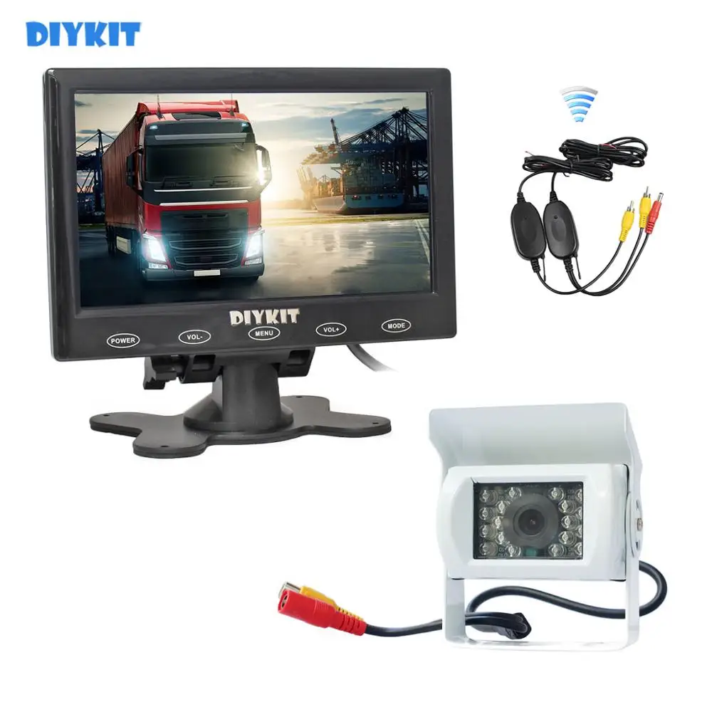 DIYKIT беспроводной 7 &quotсенсорный монитор заднего вида Комплект для лошадь прицеп