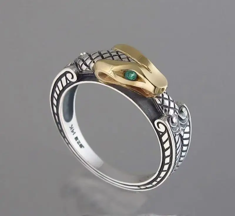Snake Shaped Metal Gift Ring