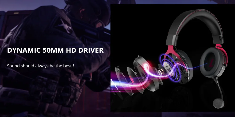 Tronsmart Shadow 2.4G Wireless Gaming Headset 12-Hour Play Time for PS5, PS4, PC, PS4 Pro, Mac, Switch, Xbox One (3)