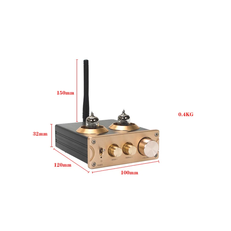 Lusya HIFI 6J1 ламповый предусилитель APTX Bluetooth 5,0 QCC3008 предусилитель с адаптером DC 12 В T1073