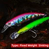 TSURINOYA NEW Fishing Lure DW75 Sinking Minnow Hard Lure 70S 70mm 8.9g Jerkbait Wobbler Fishing Bait Freshwater Bass Trout Lure ► Photo 2/6