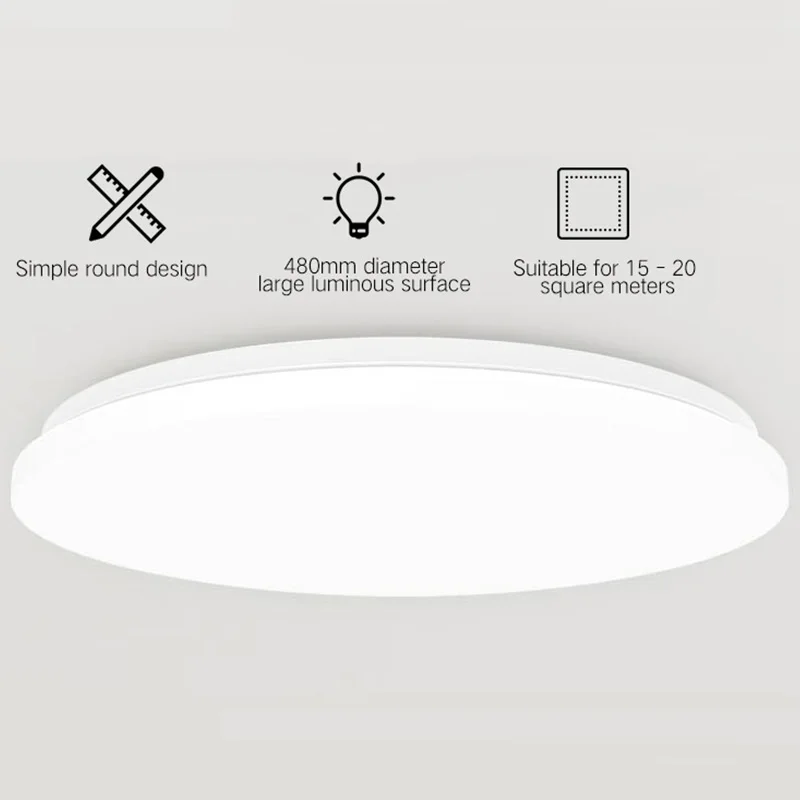  Yeelight YILAI 480 LED Smart Ceiling Light Simple Round Lamp For Home APP /Voice /Remote Control 32 - 4000162465501