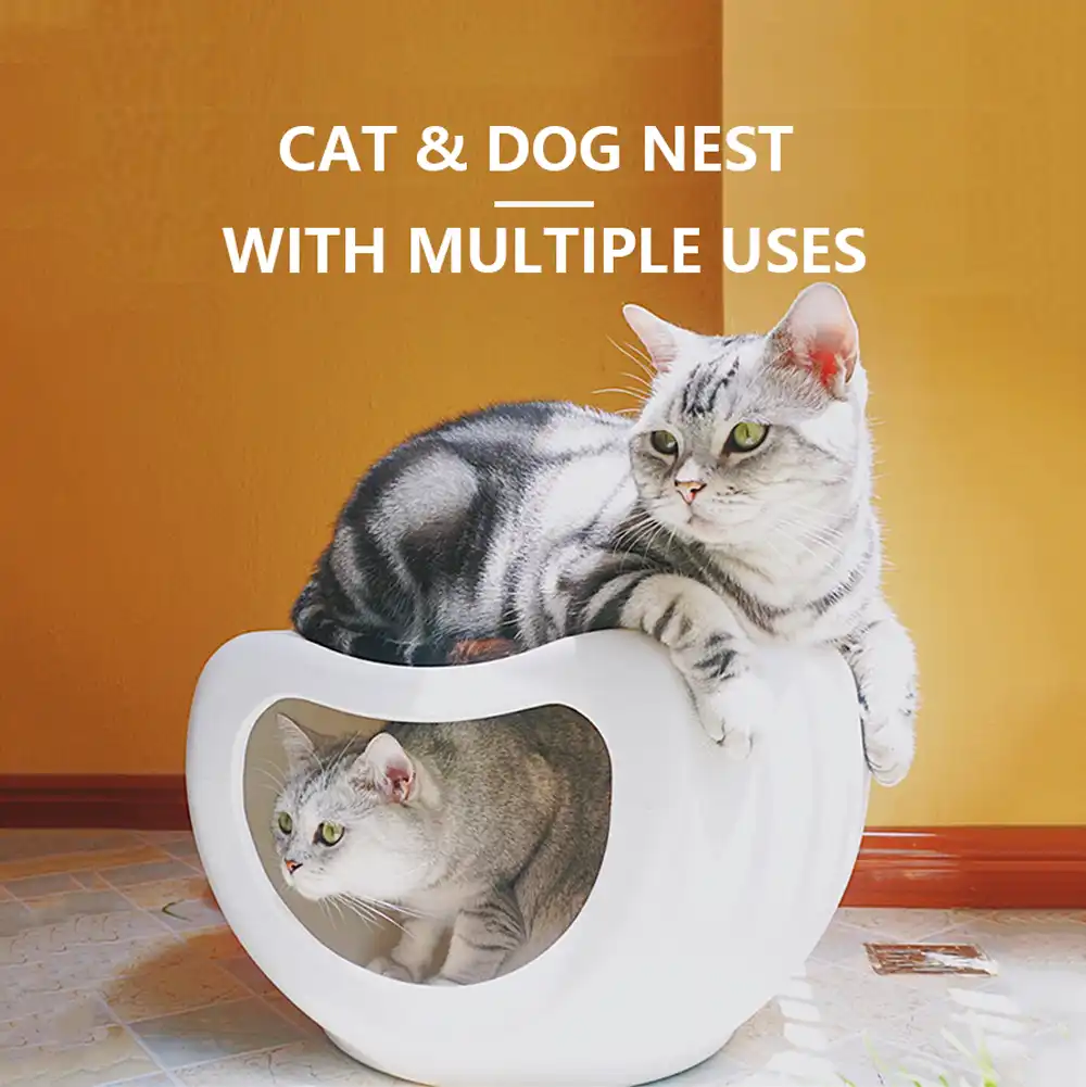 コーヒーテーブル猫砂スツール防水キャットハウス 猫ベッド犬小屋屋内ペットベッド四季ユニバーサルクローズド夏 猫ベッド マット Aliexpress