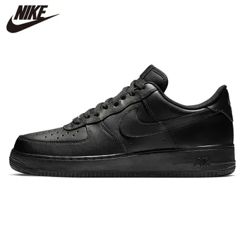 

NIKE AIR FORCE 107 AF1 White Running Shoes Retro Black Classic Sneaker