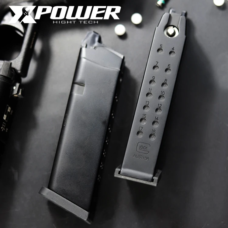 

XPOWER GBB Magazine GAS GLOCK Clip G34/17 Gel Blaster Upgrated Airsoft Paintball Accessories Tactical Outdoor Sports