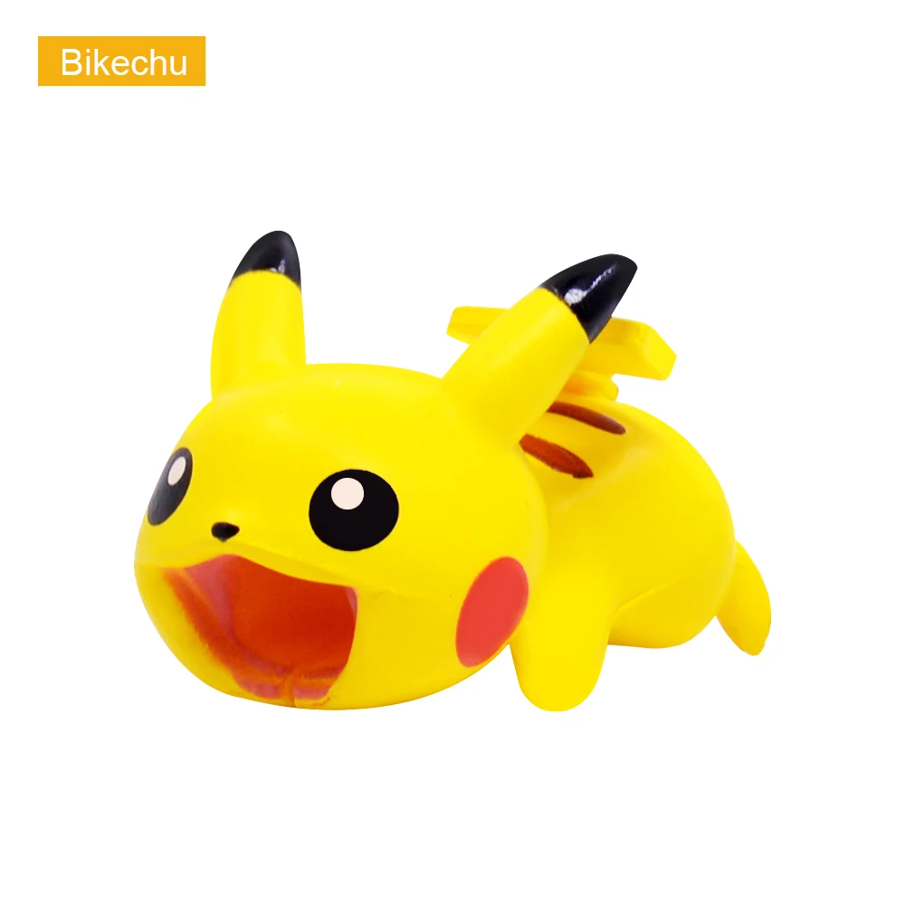Bikechu CHIPAL укусов животных кабель протектор цельный мультфильм для iPhone USB зарядное устройство провода моталки шнур данных зарядки Организатор укус - Цвет: Bikechu