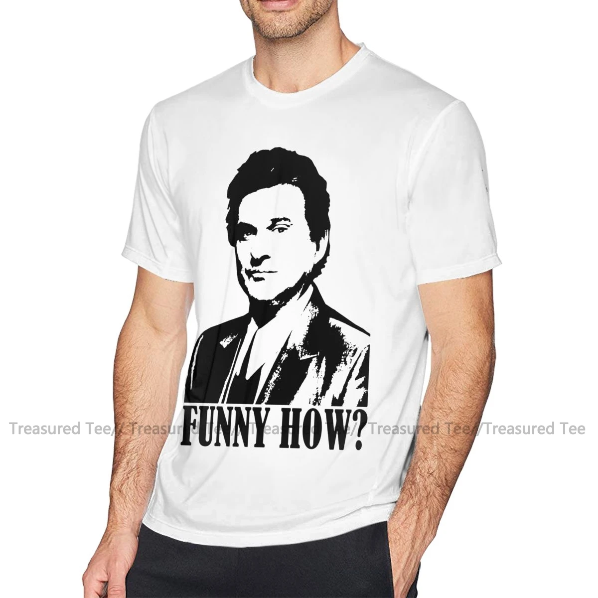 Goodfellas футболка Goodfellas Joe Pesci Funny How Футболка с принтом большая футболка Мужская 100 хлопковая футболка - Цвет: White
