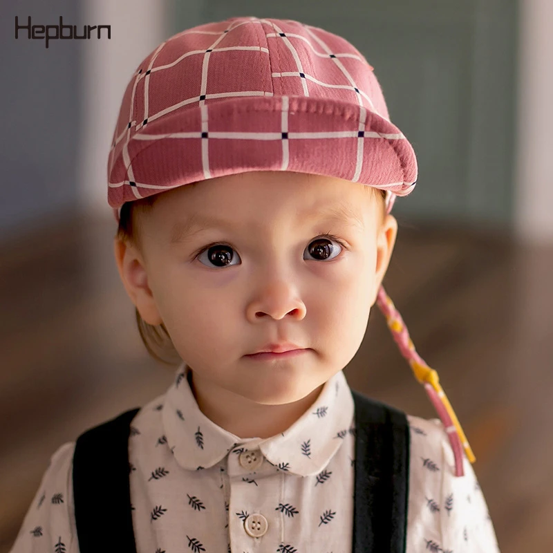 

Hepburn Brand Children baseball caps Little braid Sunscreen Kids Child Baby Baseball Caps Velcro casquette Outdoor Visor
