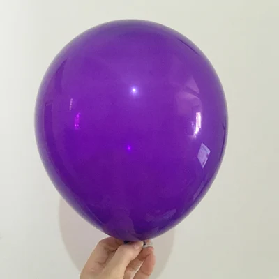 Сливовый 50 шт. темно-фиолетовый шары 12 дюймов/5 дюймов белые воздушные шары Свадебный шар украшения на день рождения материалы для вечеринок с шарами - Цвет: Сливовый