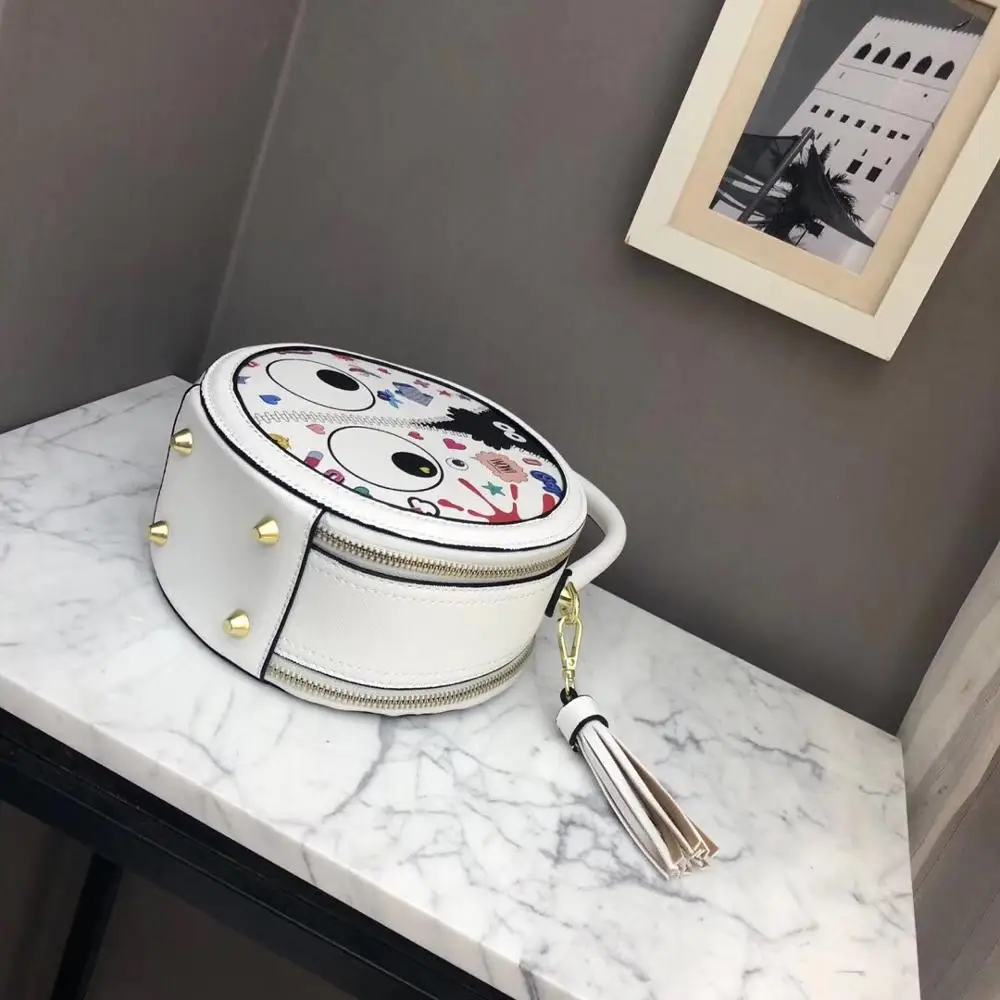 Ceny Nit mała okrągła torba Lady 2019 nowa moda ręczna koreańska wersja torba Baitao jedno ramię Bblique torba