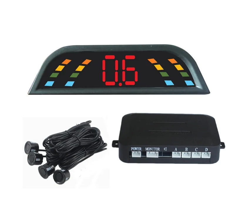 

Crescent Reversing Radar Digital Parking Sensor LED Reversing Radar Buzzer Voice Digital Radar PZ303