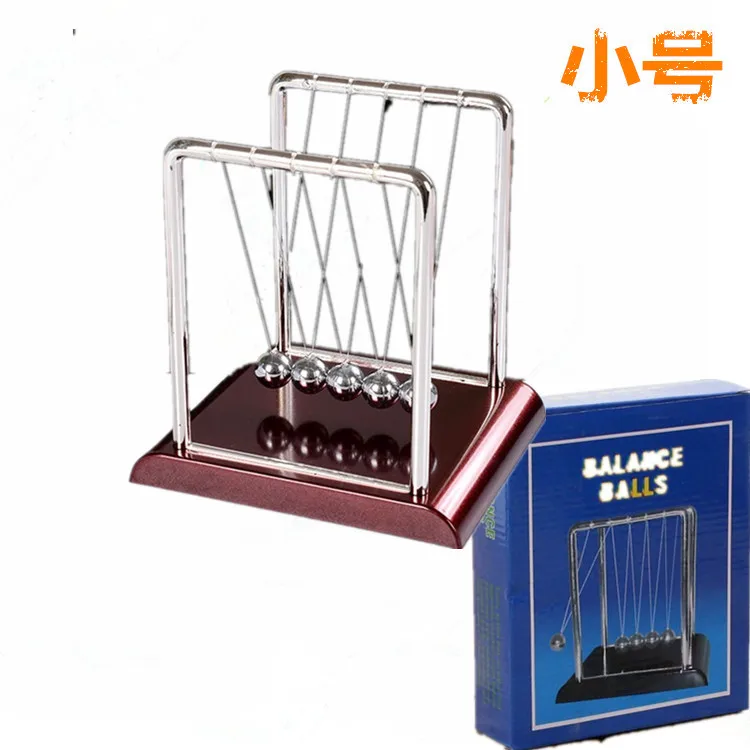 

Newton Pool Hit Beads Pendulum Physics Science Energy Conservation Model Balance Ball Metal Craft Gift