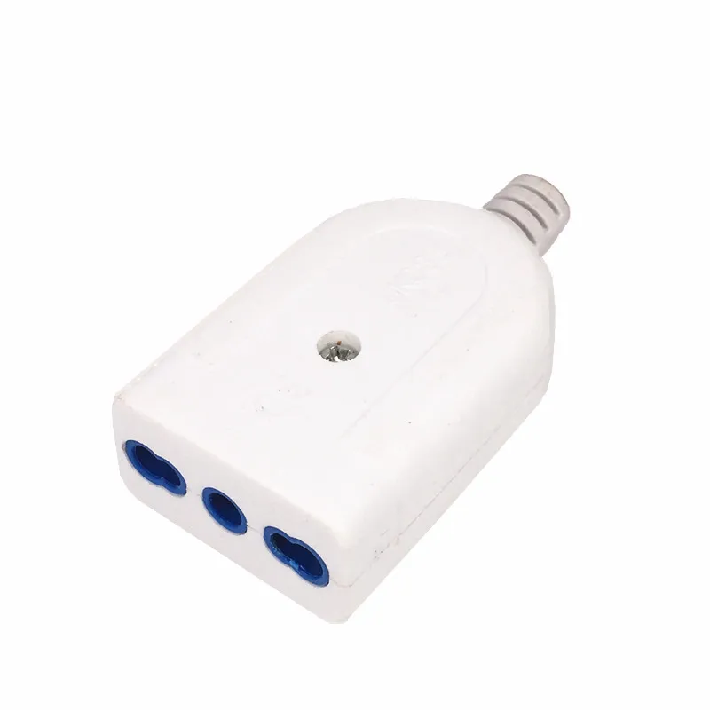 Italian Power Plug 10A 16A Male Female Socket 3 Round Pin Converter Adaptor
