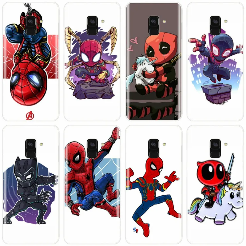 

For Samsung Galaxy A5 A7 A8 2015 A3 A5 A7 A8 2016 A3 A5 A7 2017 A7 A8 A9 2018 Venom Spiderman Cover TPU Phone Case