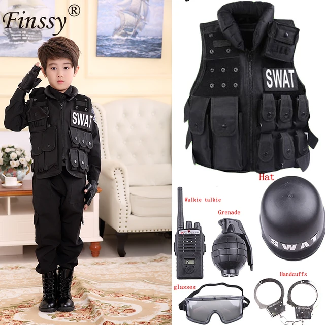 Children Hunting Military Tactical Army Vest Kids Airsoft Gear Combat ...