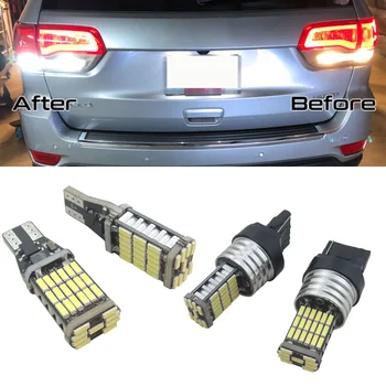 

4 Bright White LED Backup Reverse Lights Bulbs For Jeep Grand Cherokee 2011-2020 Car Turn Signal Light Bulbs