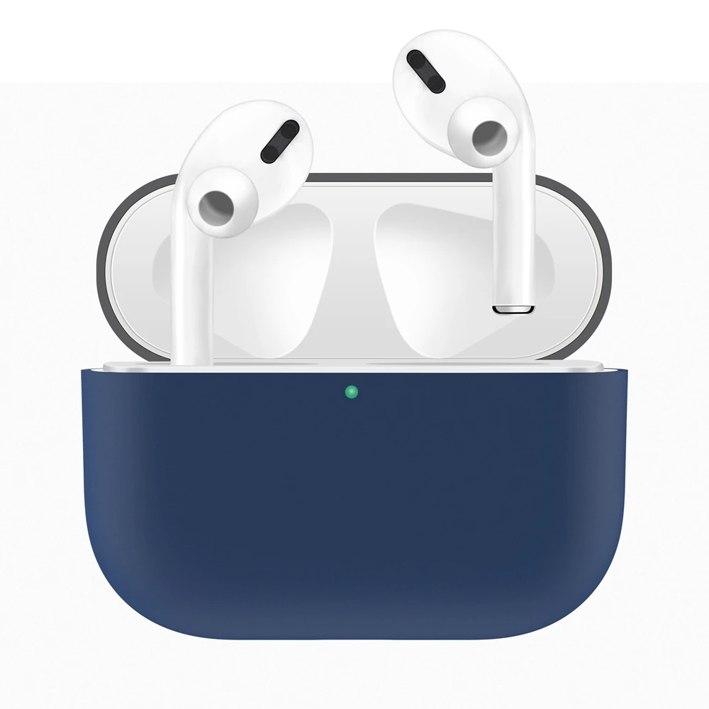 Силиконовый чехол для Apple New AirPods Pro защитный чехол Bluetooth беспроводной TWS покрытие для наушников для Air Pods Pro Аксессуары