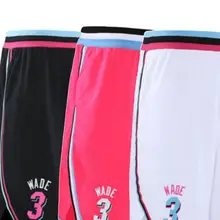 SYNSLOVE дизайн dwyane Уэйд сплошной цвет № 3 Тренировки Баскетбол Бег Спортивные шорты свободные для детей взрослых размера плюс двойной карман