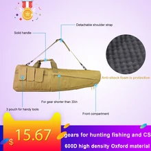 Уличная тактическая сумка для больших нагрузок длинноствольное оружие страйкбол охотничья Военная Пена Резиновый прицел снайперской винтовки Чехол пожарная сумка для рыбалки