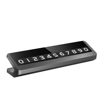 

Newly Car Phone Number License Plate Invisible Temporary Parking License Plate High Temperature Resistance