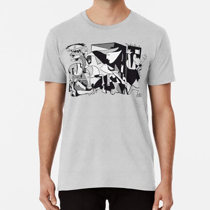 

Pablo Picasso Guernica 1937 Artwork Shirt, Art Reproduction T shirt for anti war paintings cubism surrealism oil on canvas