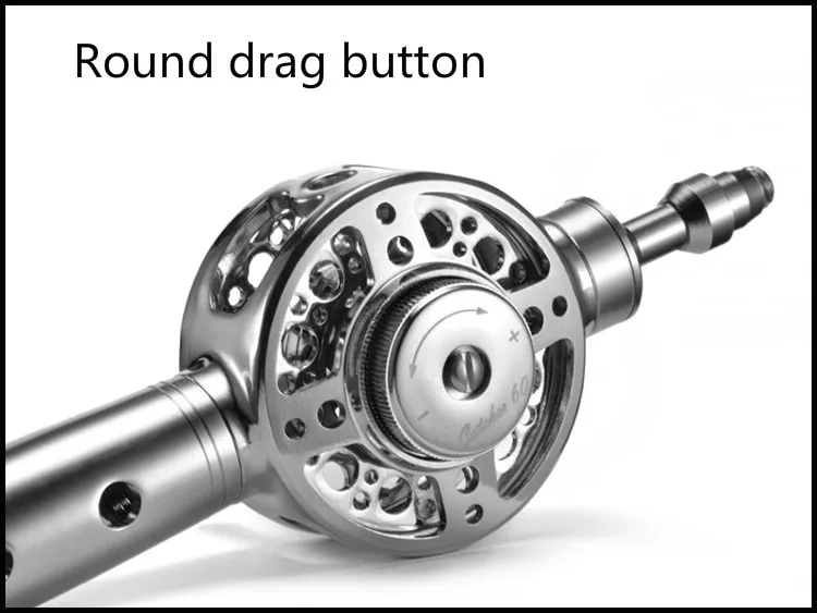 Carretel de Pesca de Metal Roda de Pesca com Botão de Descarga Adequado para Intertional Molinete de Pesca Oco de Pesca Linha Peixe 3 bb 4 Metal Roda De Pesca Com Botão de
