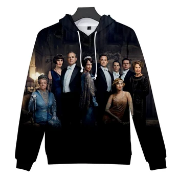 

Downton Abbey print New Hoodies Men Clothes boy Tooling Jackets Winter Popular Men's Sweatshirt Autumn boy 2019