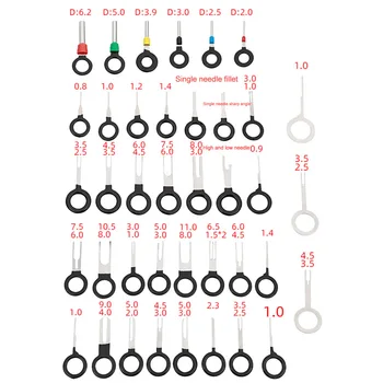 

39pcs/set Stainless Steel Crimp Wire Connector Durable Extractor Car Accessory Handheld Pin Release Key Terminal Removal Tools