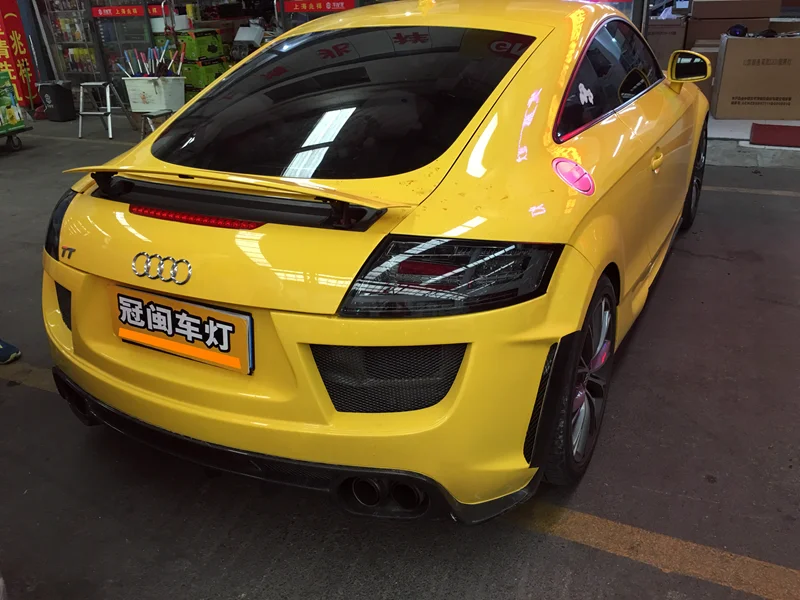 Автомобильный Стайлинг для Audi TT 2006-2013 задний светильник в сборе светодиодный задний светильник задний фонарь динамический сигнал поворота+ Реверс+ тормоз+ светильник для вождения