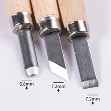 3 шт./компл. высокий стальной резак резьба набор стамесок для деревообработки маленький нож для фруктов инструмент для резьбы по дереву комплект