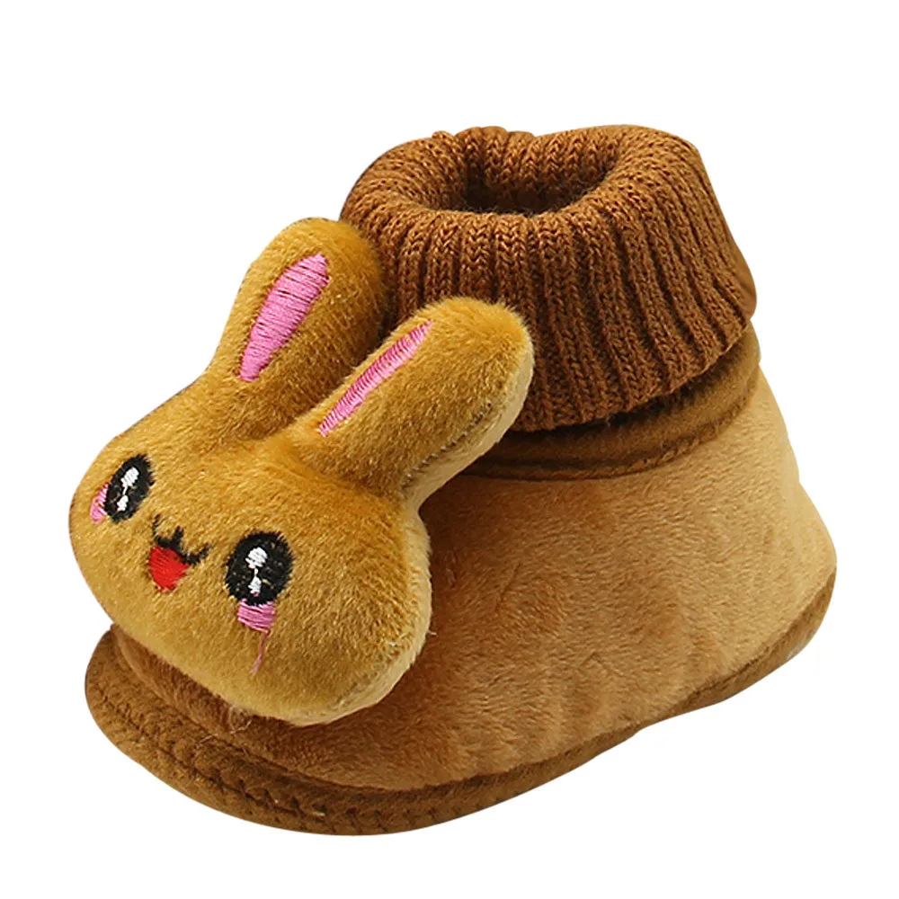 JAYCOSIN New Toddler Winter Crib Shoes Baby Girls Boys Super Warm Slip On Ankle Boots Newborn Comfortable Cotton Non Slip Shoes