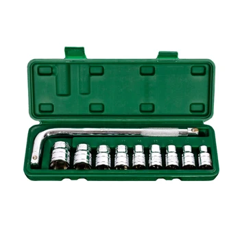 

1 Set Vehicle Repairing Socket Wrench Set Professional Auto Repair Set Carbon Steel Socket Wrench Kit Car Repairing Tool Set