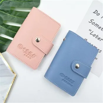 

Fashion Unisex Business Card Holder Women Credit Card Case ID Bag For Men Clutch Organizer Wallet With Driver's License Slots
